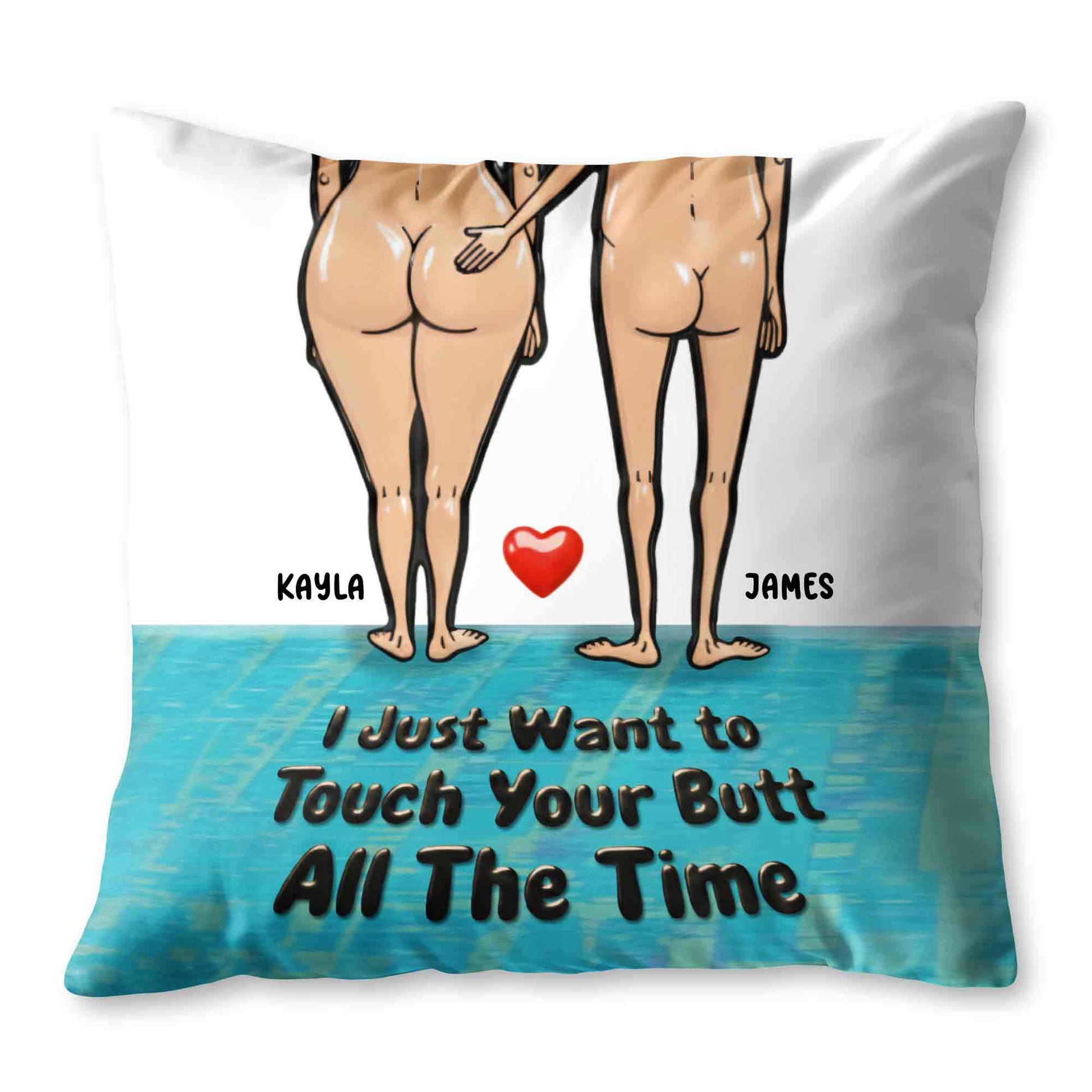 I Just Want To Touch Your Butt All the Time, Human Figures On Beach