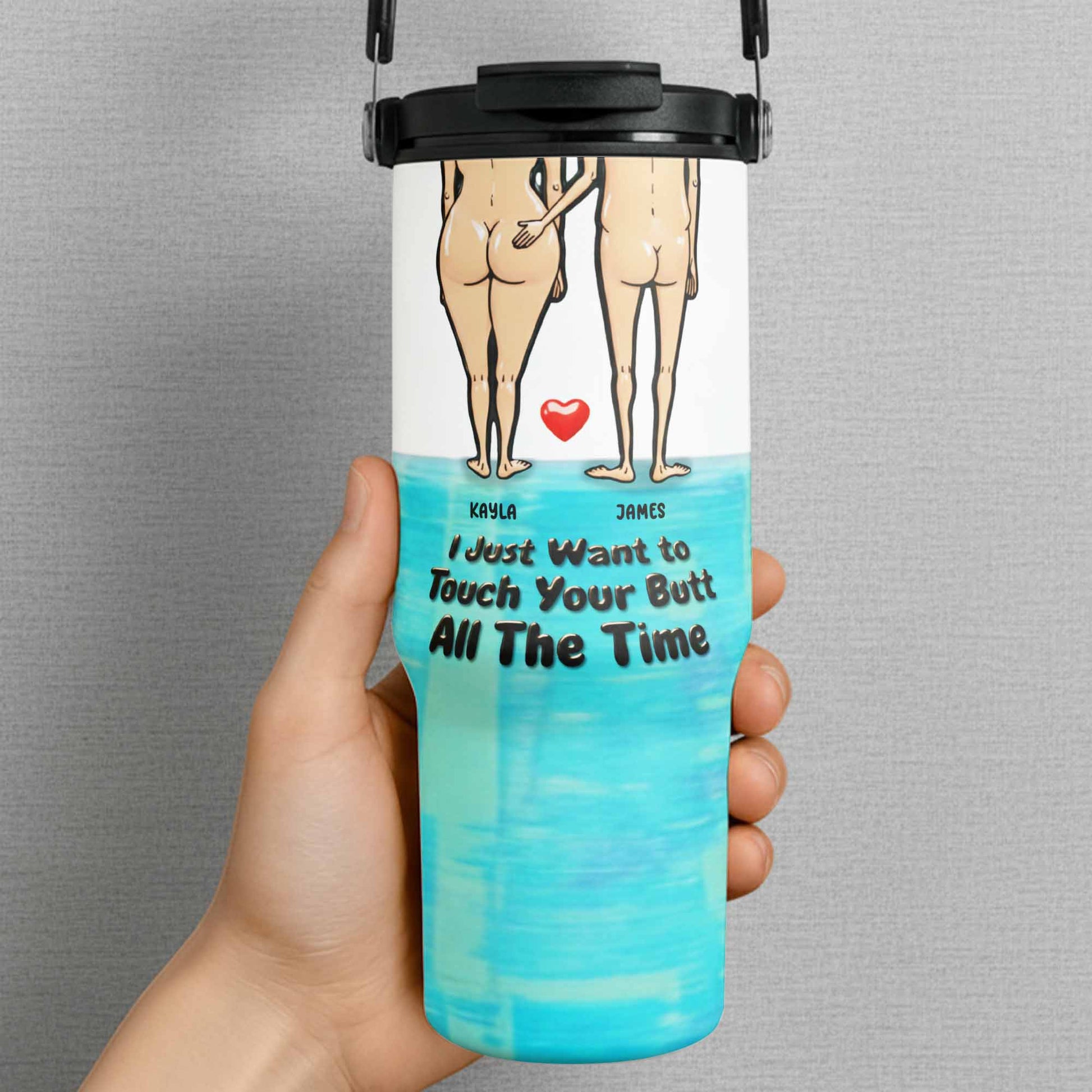 Just Want To Touch Your Butt, Couple And Heart