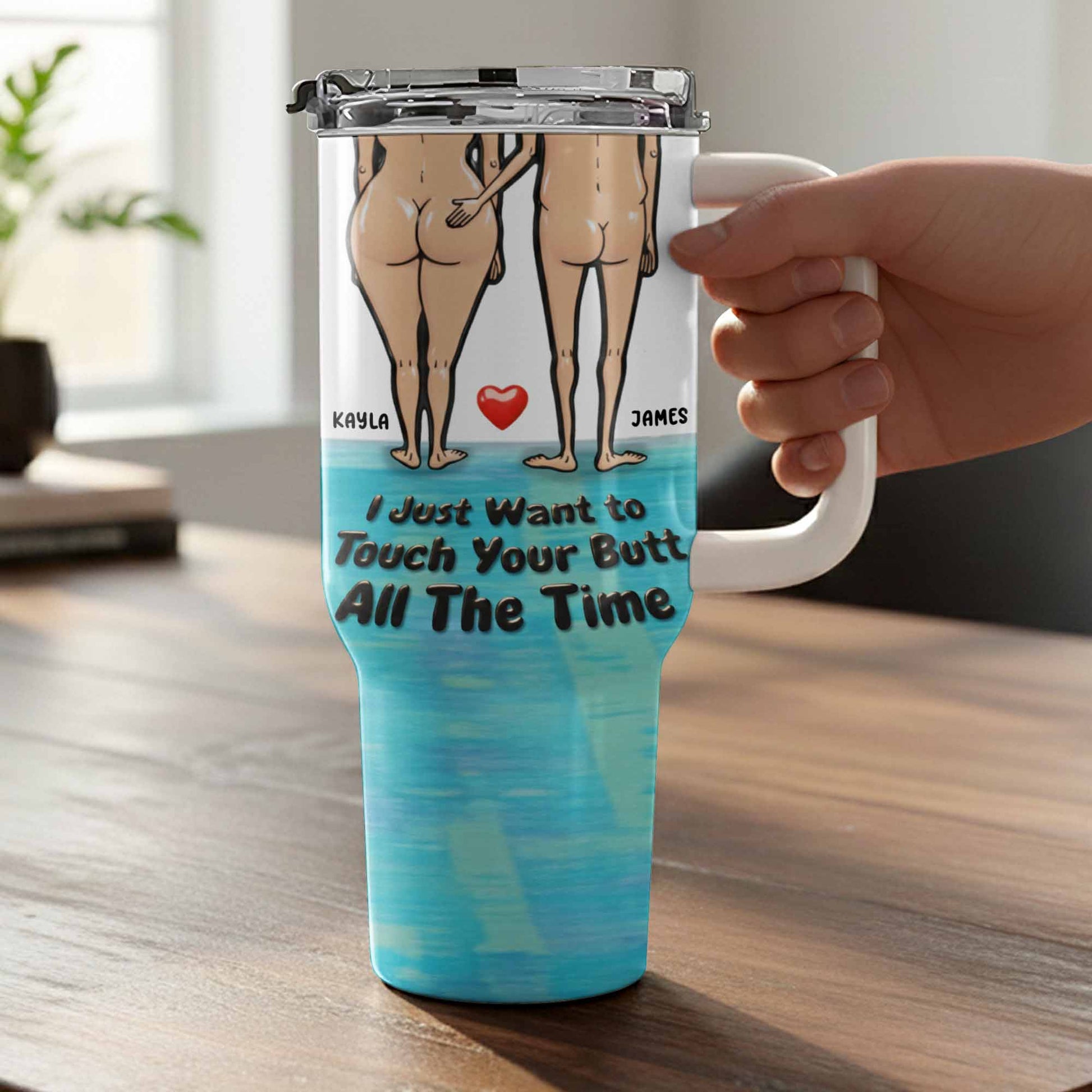 I Just Want to Touch Your Butt All The Time, Couple Holding Hands