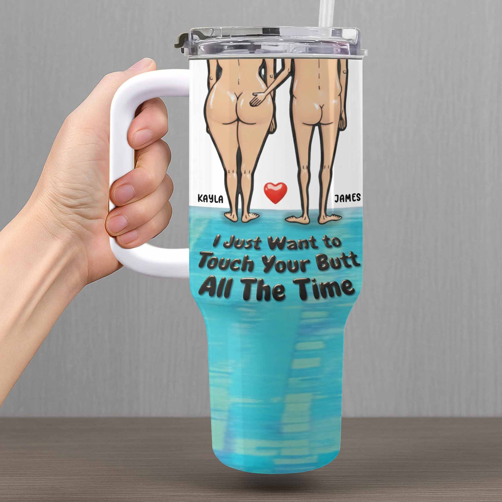 I Just Want to Touch Your Butt All The Time, Couple Holding Hands