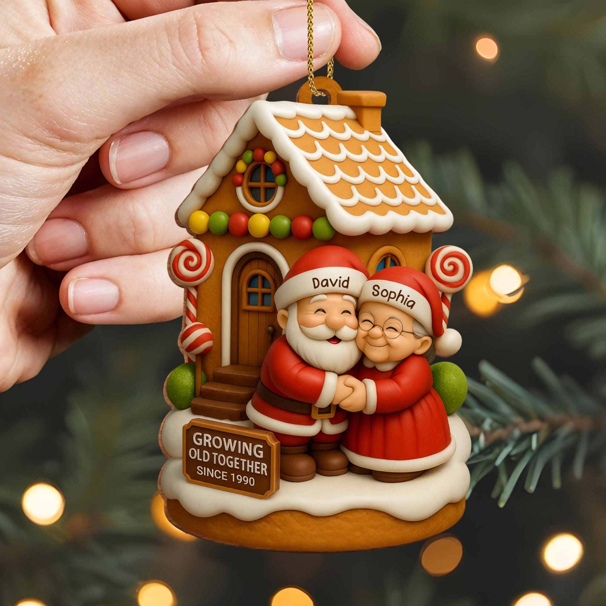Growing Old Together, Santa Claus And Gingerbread House