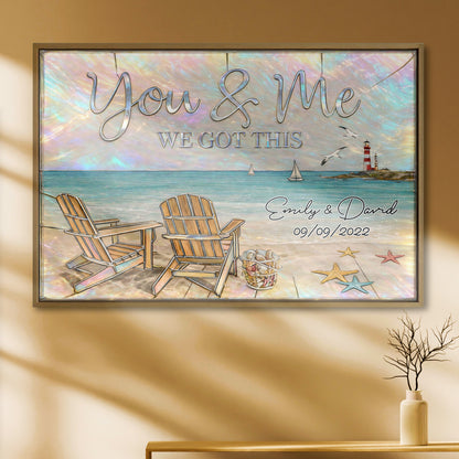 You & Me We Got This, Beach And Lighthouse