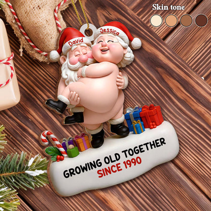 Growing Old Together, Santa Hats and Presents