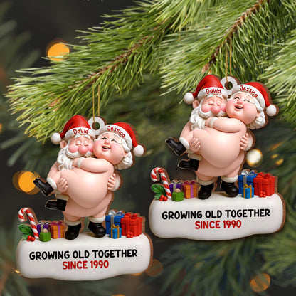 Growing Old Together, Santa Hats and Presents