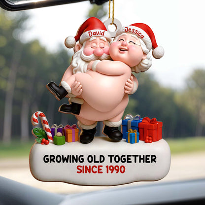 Growing Old Together, Santa Hats and Presents