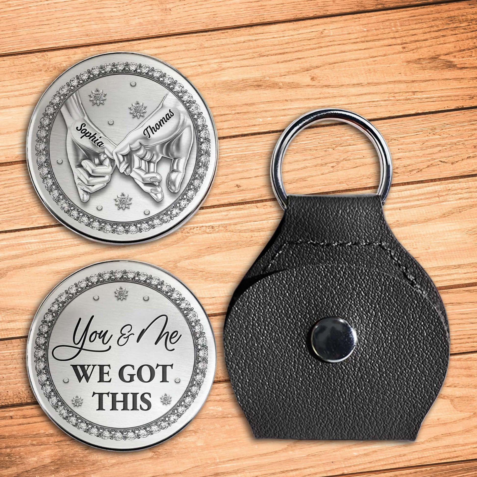 You & Me We Got This, Hand-Holding Design