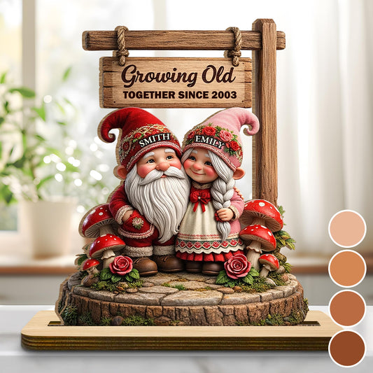 Growing Old Together Since, Gnomes And Roses