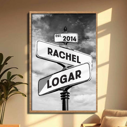 Create Your Custom Street Sign Poster