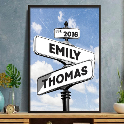 Create Your Custom Street Sign Poster