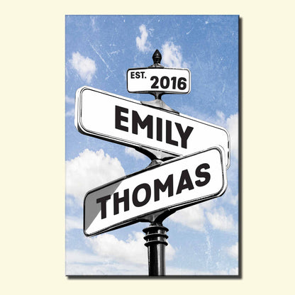 Create Your Custom Street Sign Poster