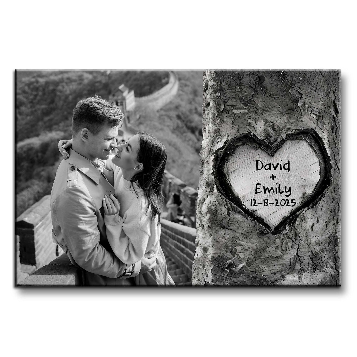 Celebrate Timeless Love With Heart Carved Tree
