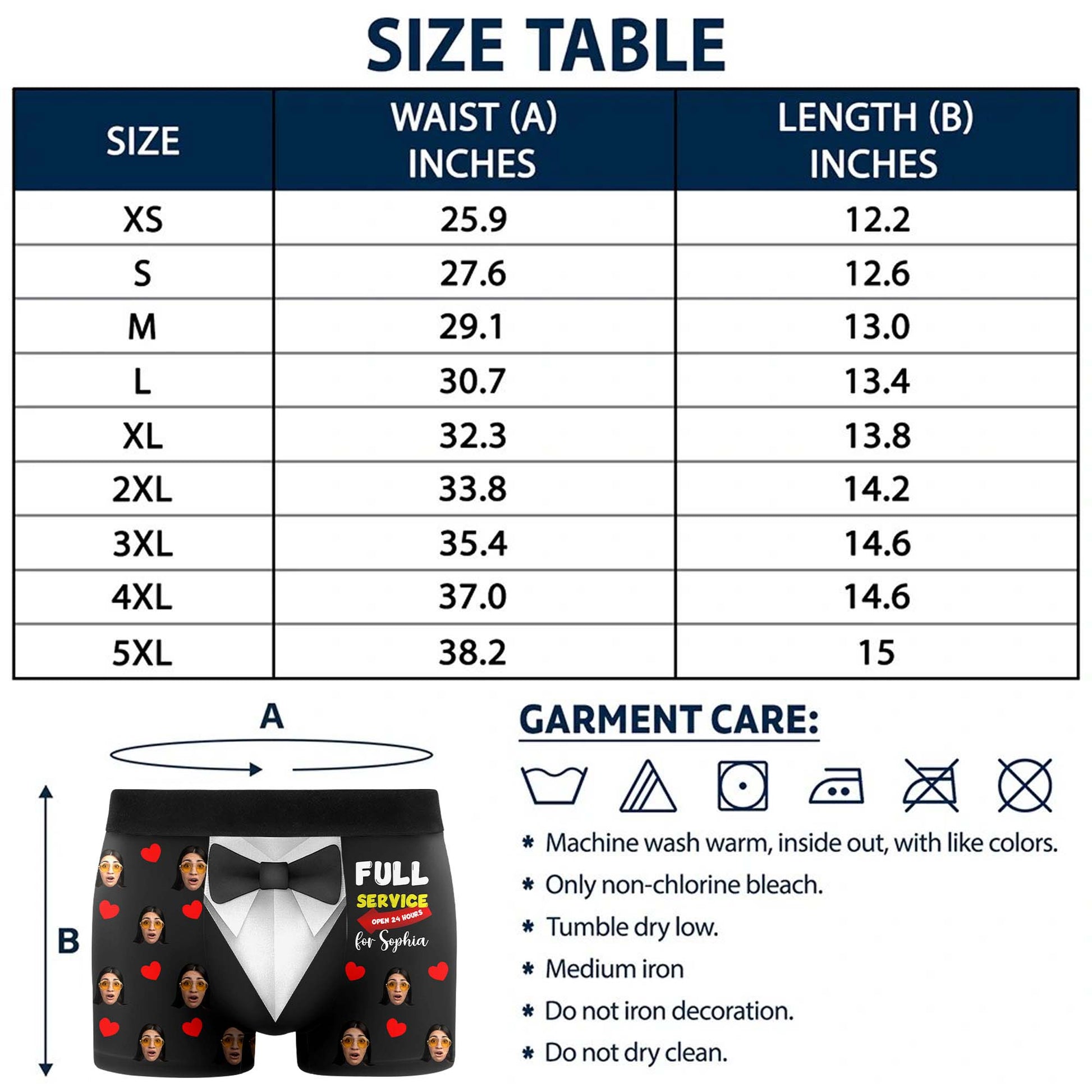 Full Service Open 24 Hours With Bow Tie And Hearts Design