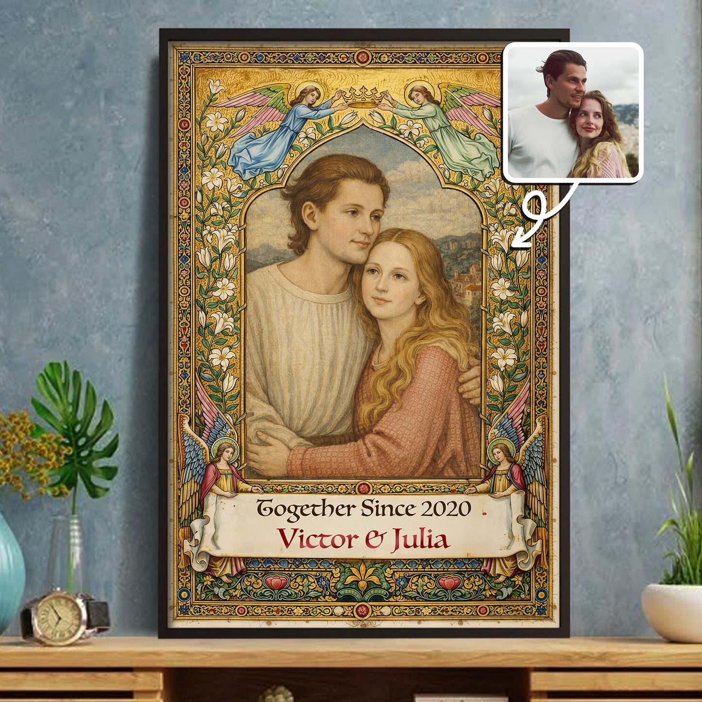 Together Since, Angel Flowers Couple