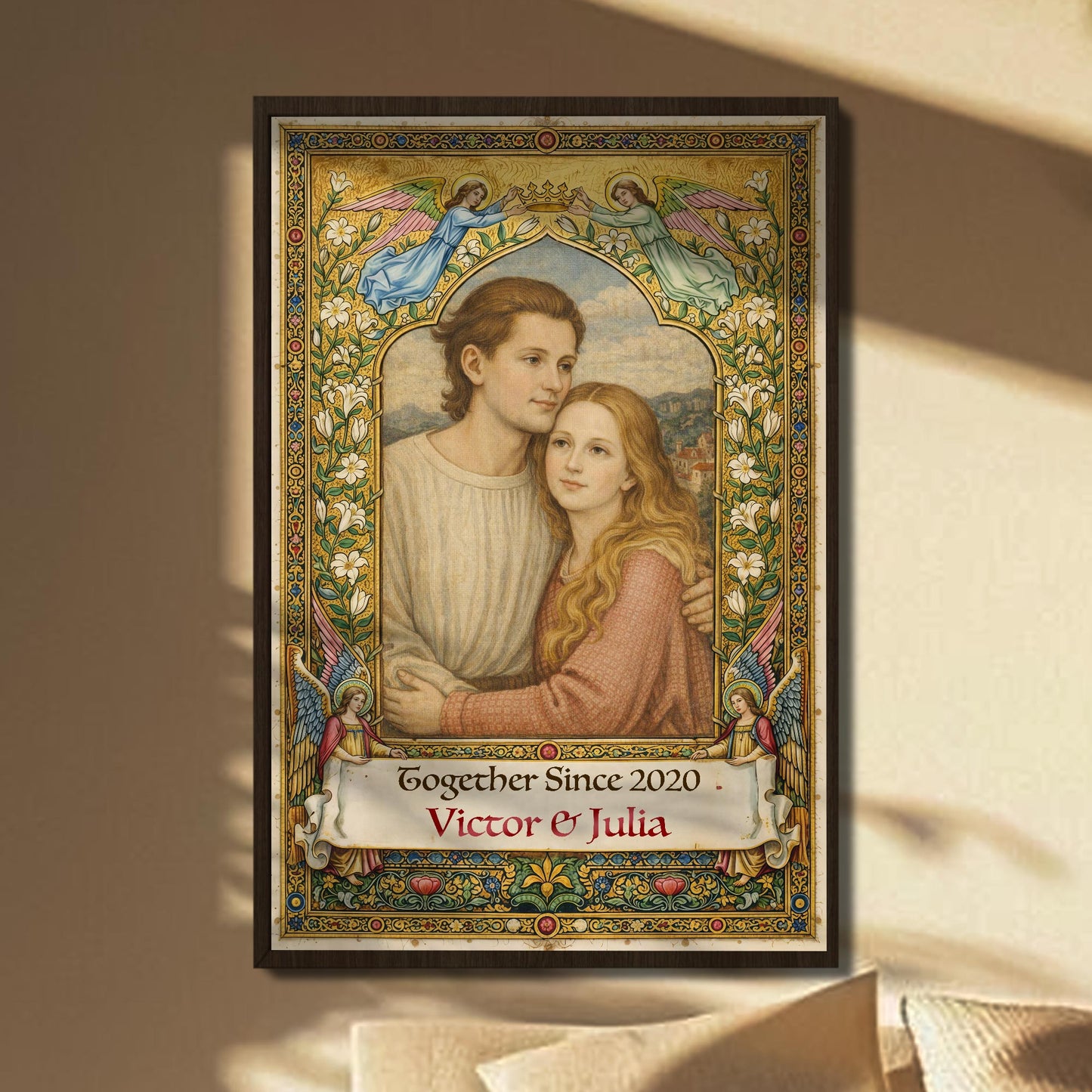 Together Since, Angel Flowers Couple