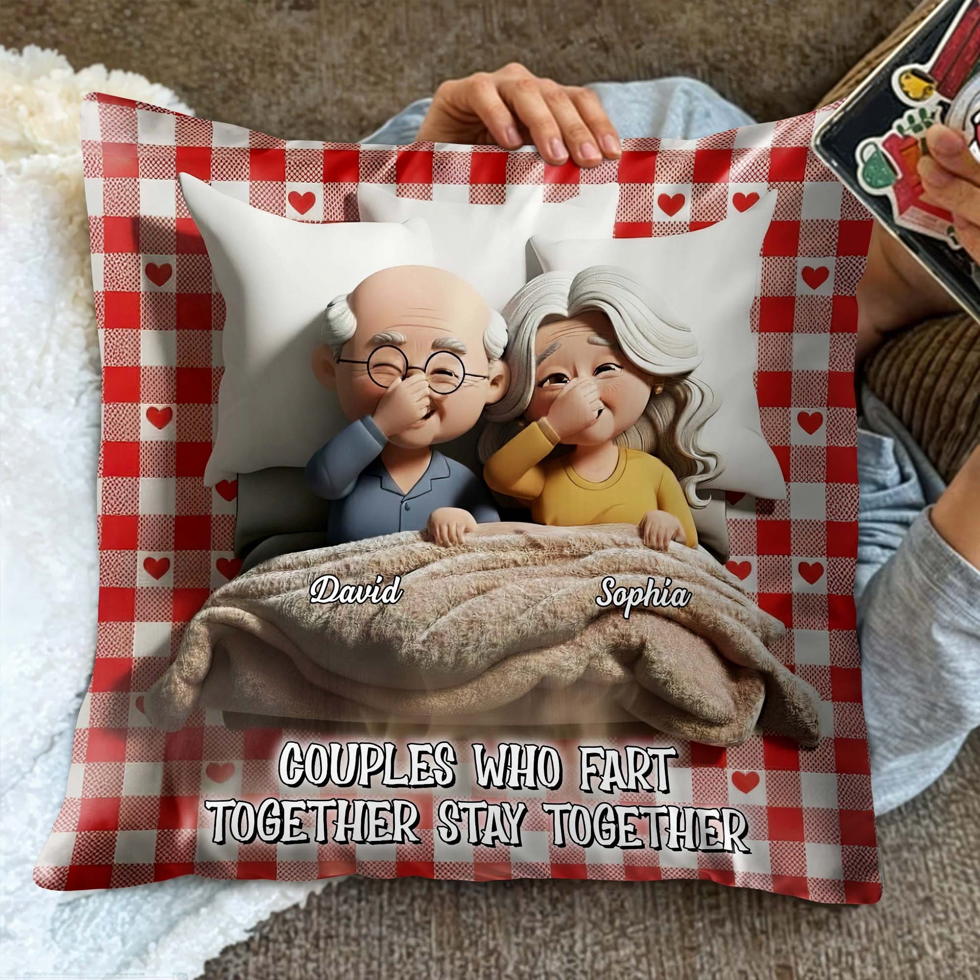 Couples Who Fart Together Stay Together Pillow