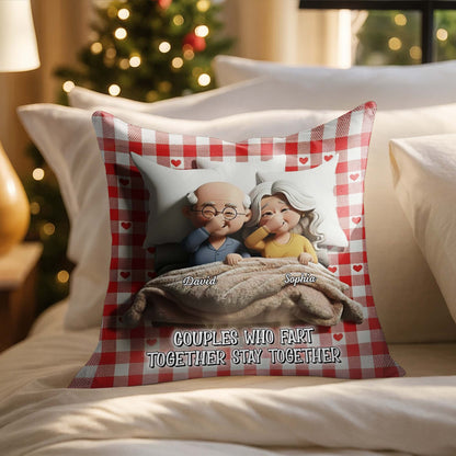 Couples Who Fart Together Stay Together Pillow