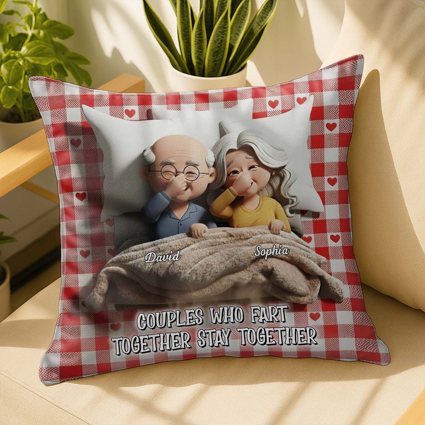 Couples Who Fart Together Stay Together Pillow