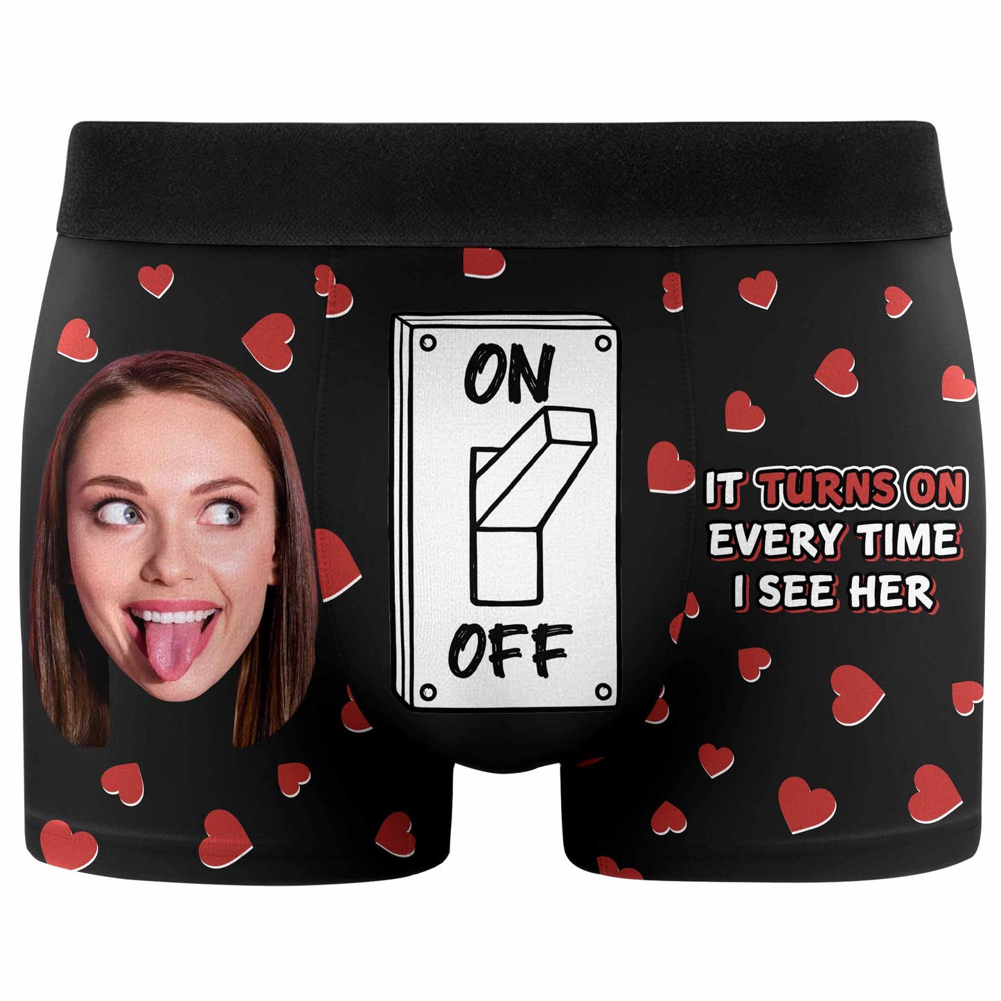 Customize With Your Personal Message, Hearts Design