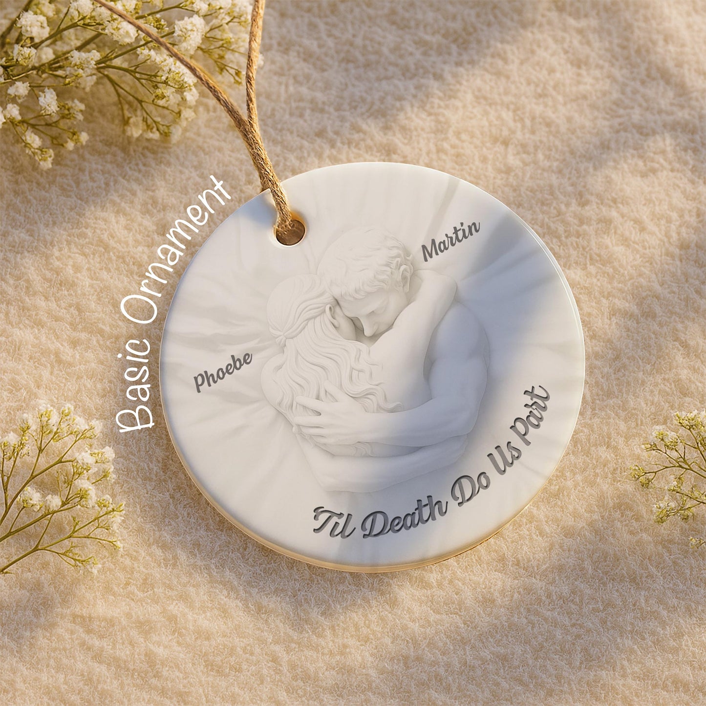 'Til Death Do Us Part Embracing Couple