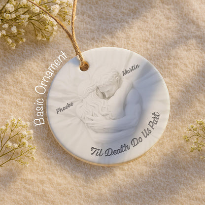 'Til Death Do Us Part Embracing Couple