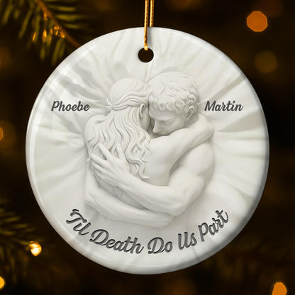 'Til Death Do Us Part Embracing Couple