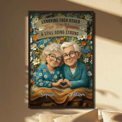 Annoying Each Other For 30 Years & Still Going Strong, Elderly Couple