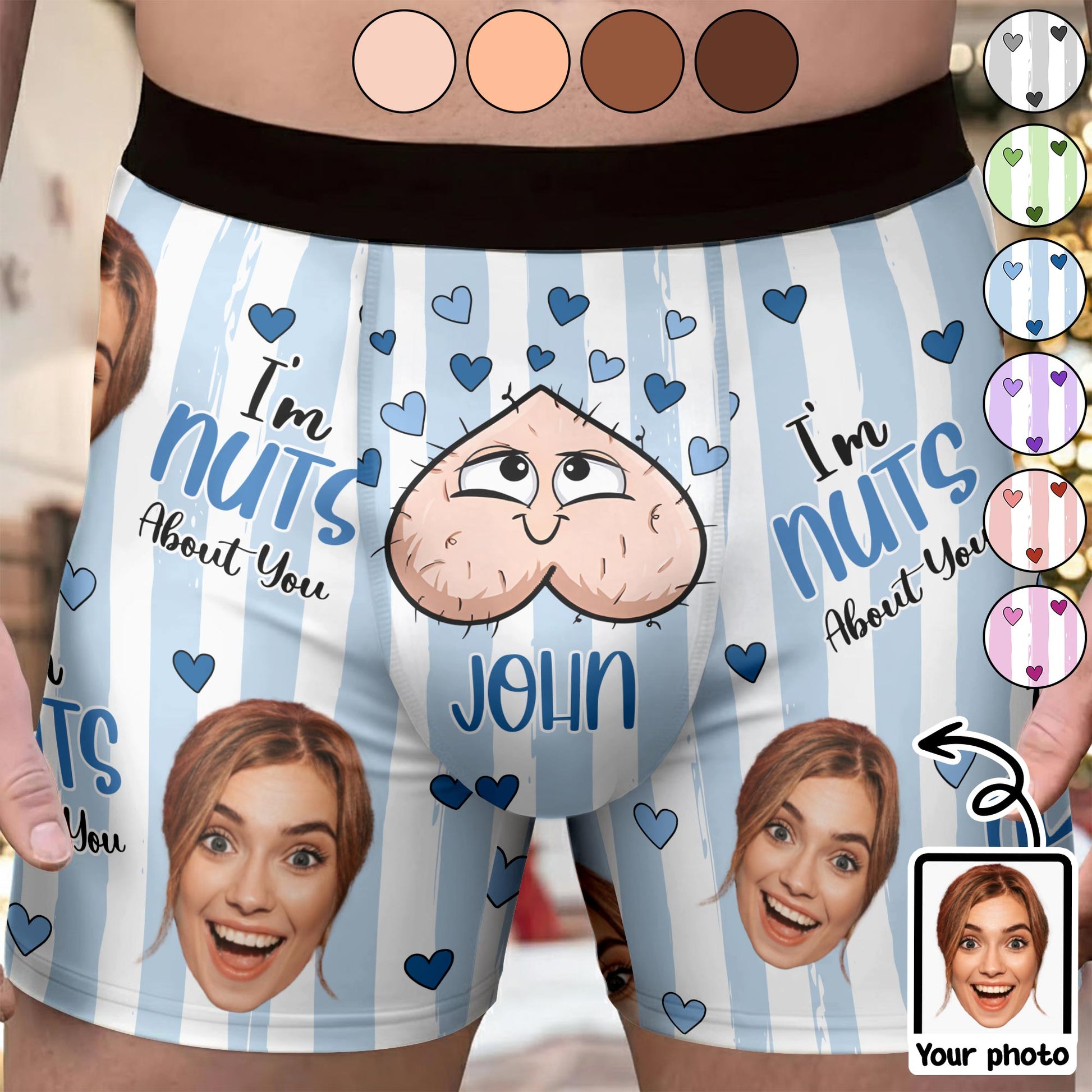 I'm Nuts About You, Hearts And Smiling Character