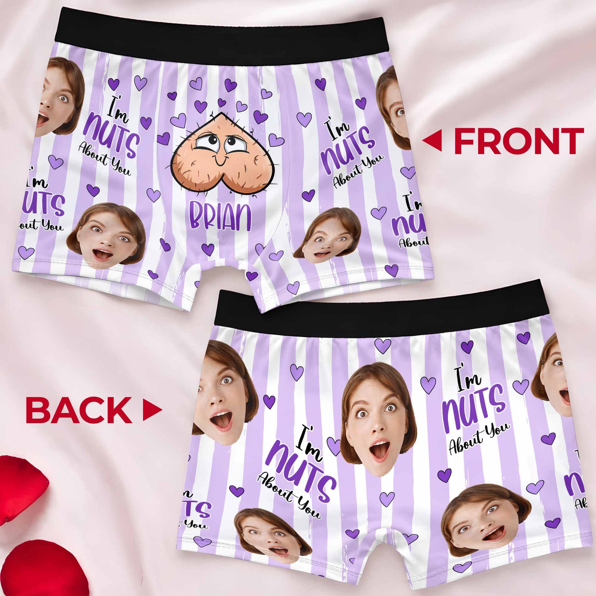 I'm Nuts About You, Hearts And Smiling Character