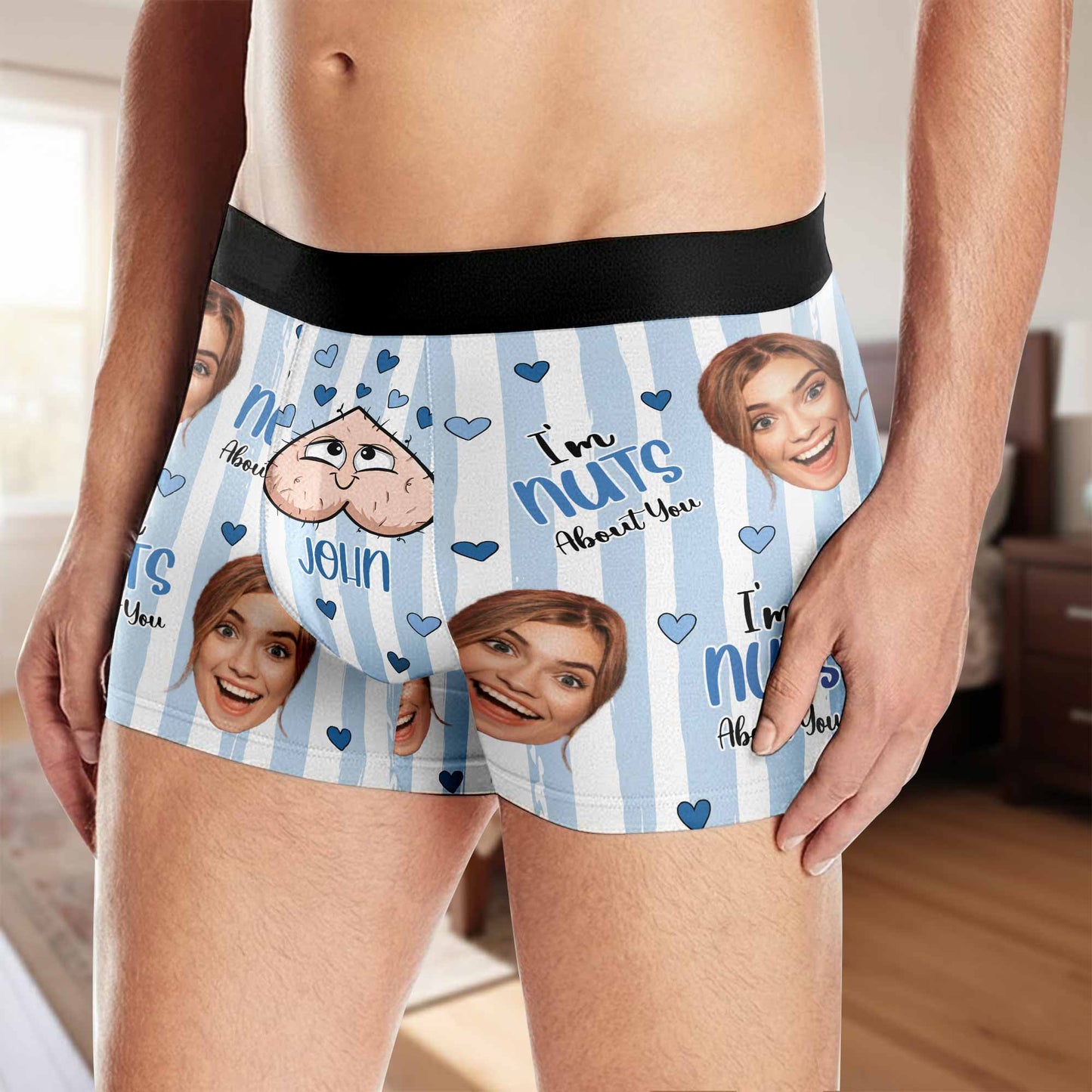 I'm Nuts About You, Hearts And Smiling Character