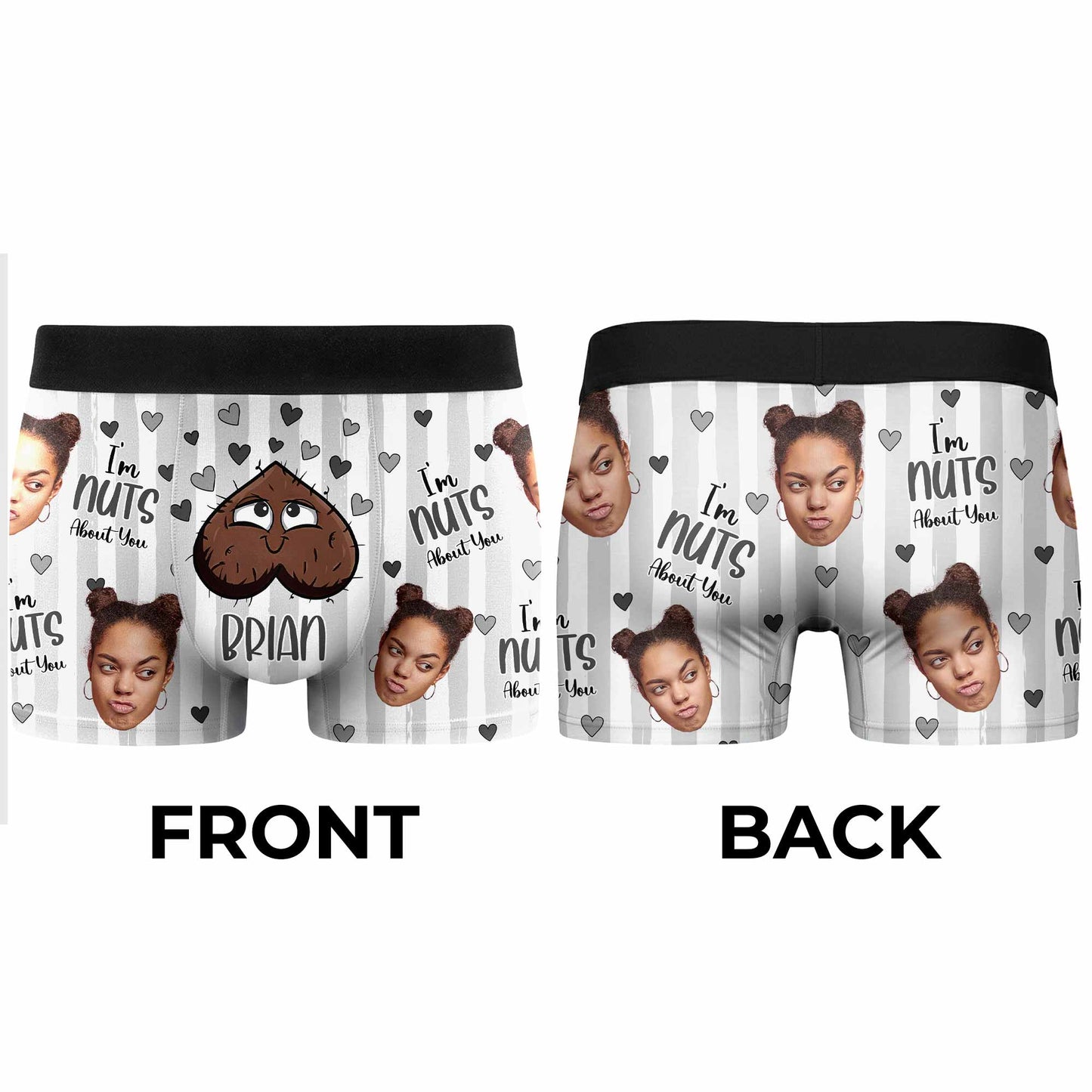 I'm Nuts About You, Hearts And Smiling Character