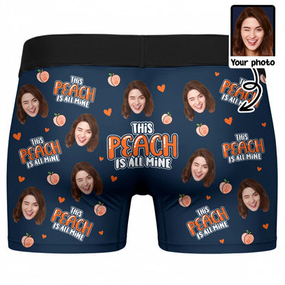 This Peach Is All Mine, Peach And Hearts Design