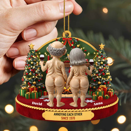 Annoying Each Other Since, Christmas Trees And Wine Glasses