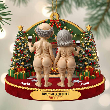 Annoying Each Other Since, Christmas Trees And Wine Glasses