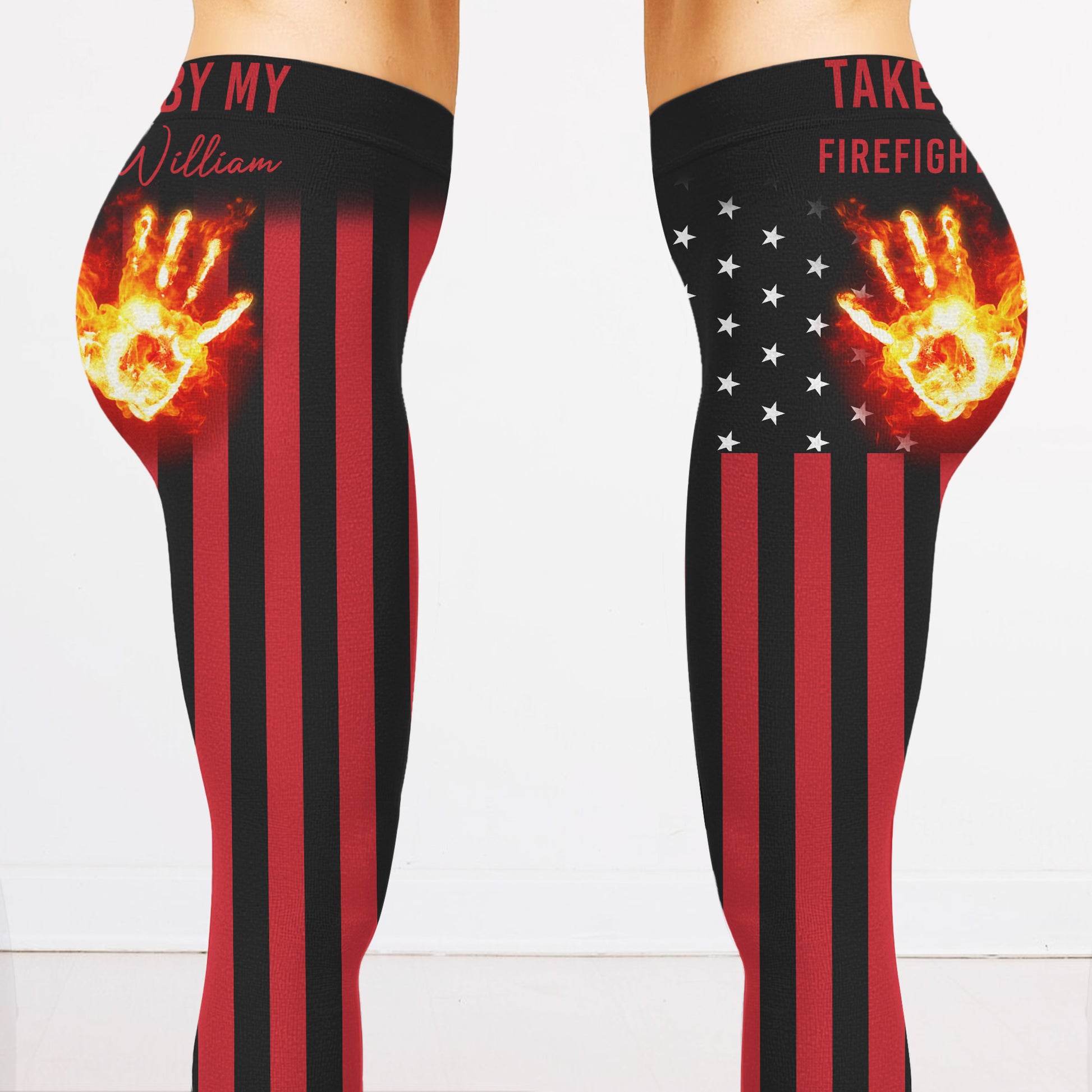 Loved By My Partner With Fire Hand Design