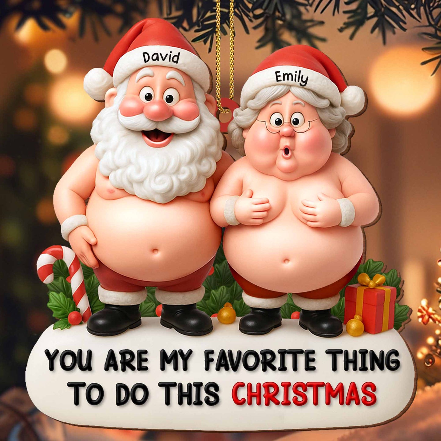 You Are My Favorite Thing To Do This Christmas, Santa Claus and Mrs. Claus