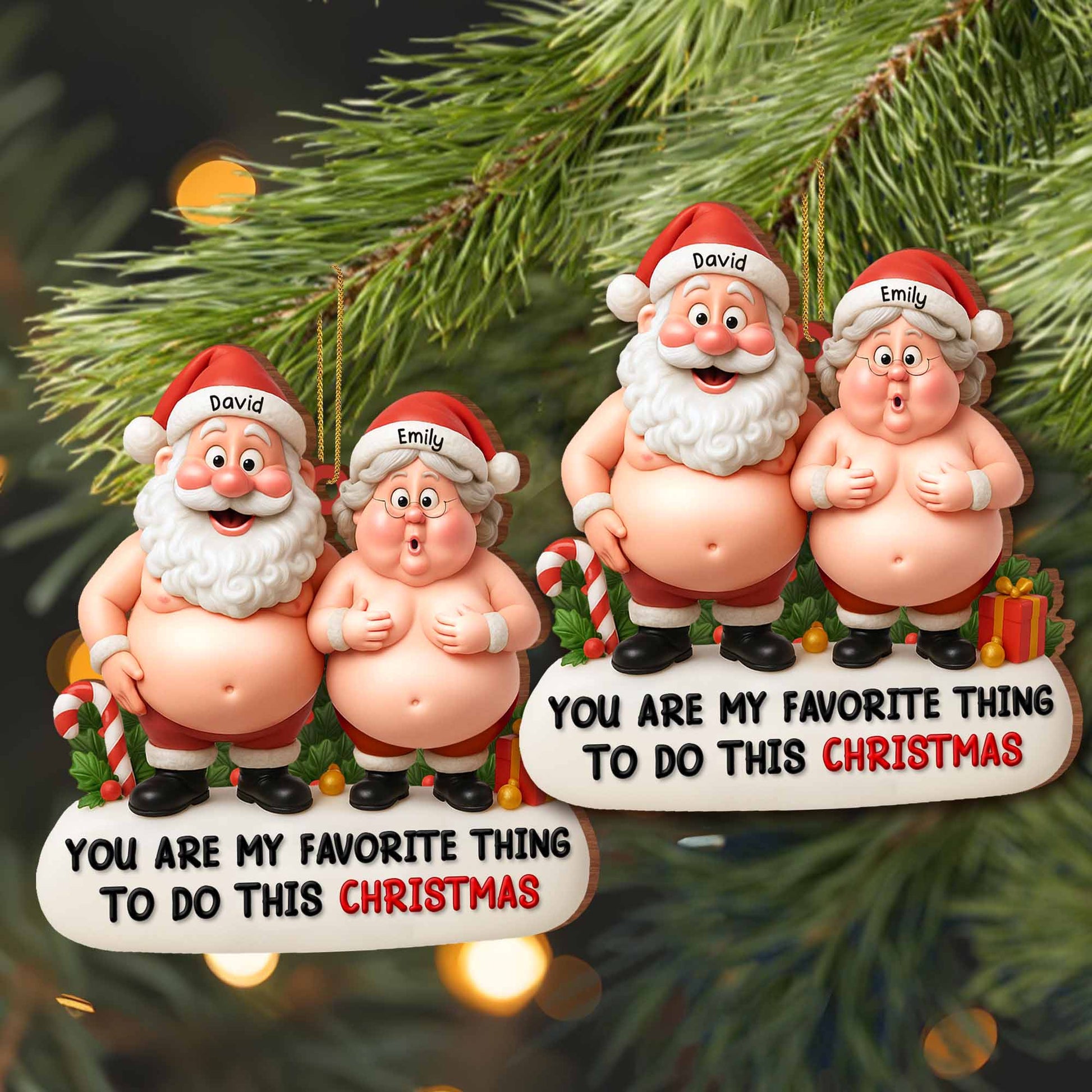 You Are My Favorite Thing To Do This Christmas, Santa Claus and Mrs. Claus