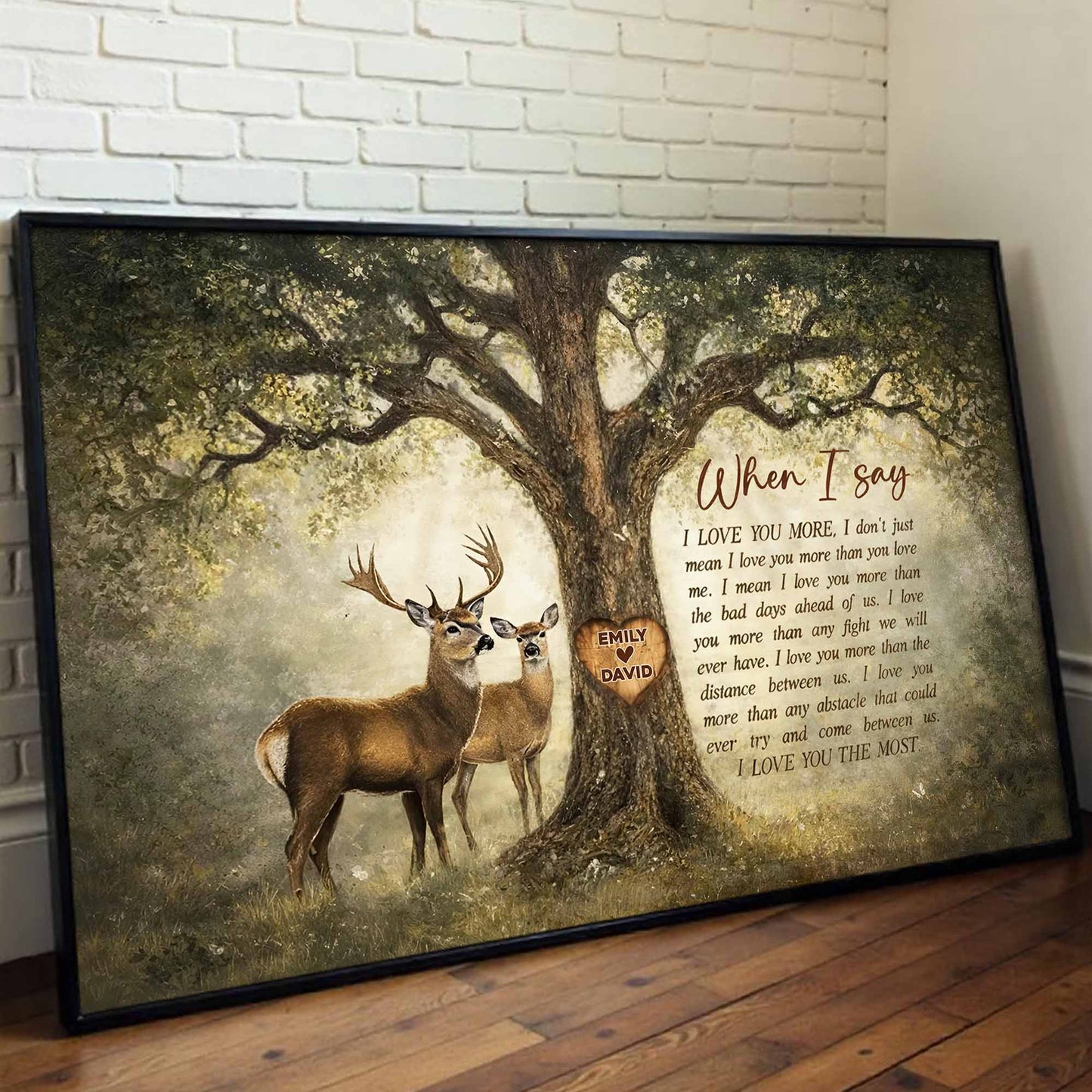 When I Say I Love You More, Love And Nature Inspired Art