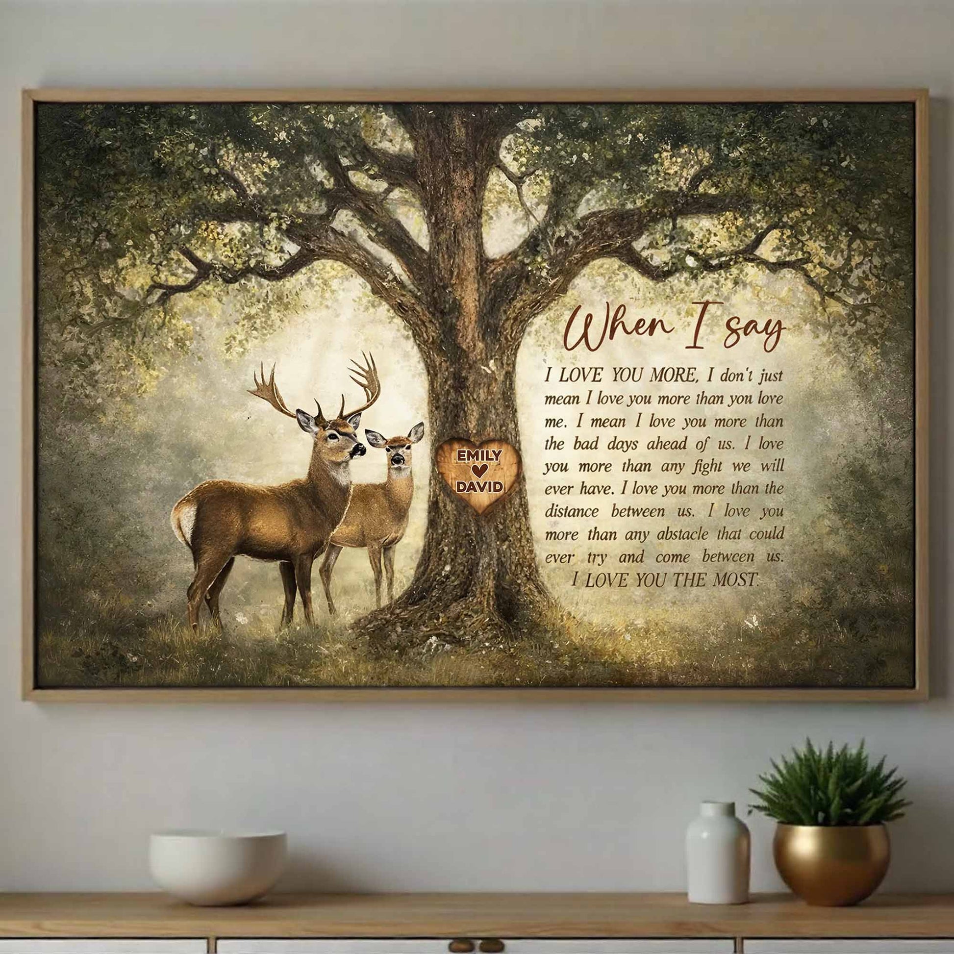 When I Say I Love You More, Love And Nature Inspired Art