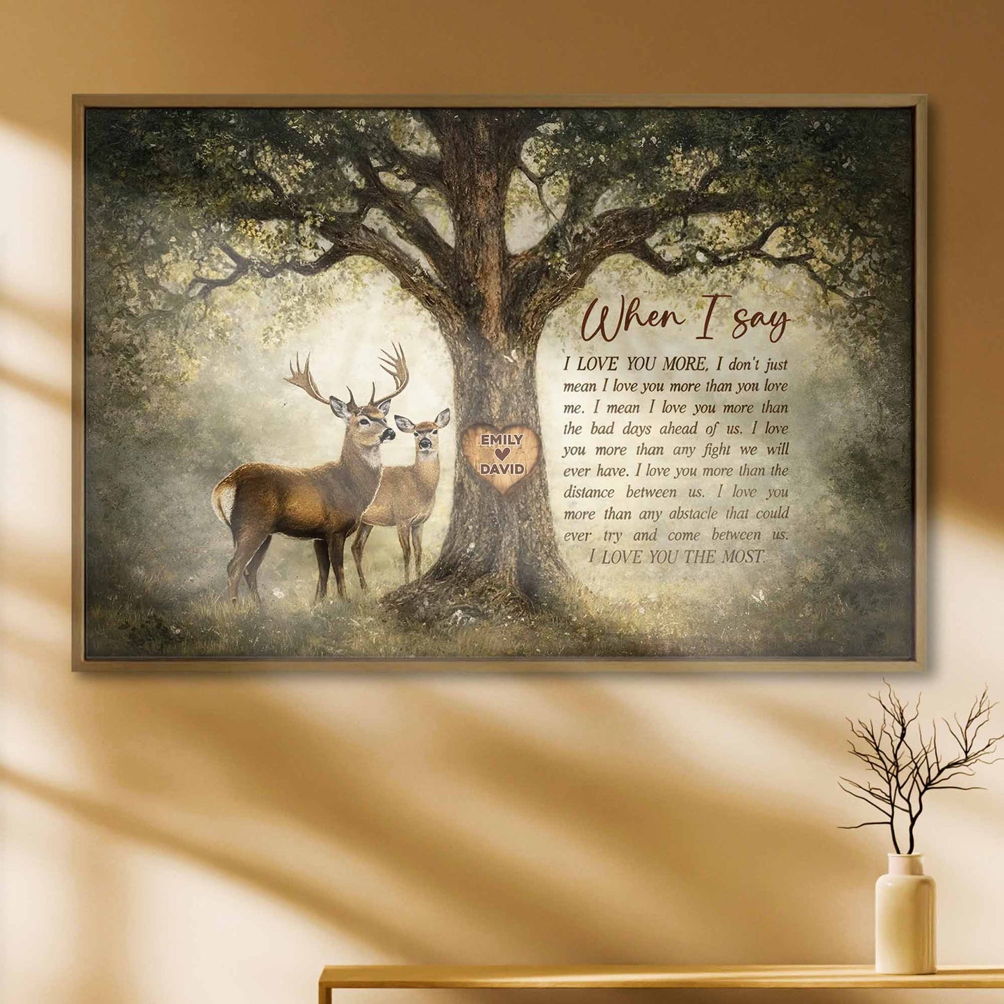 When I Say I Love You More, Love And Nature Inspired Art