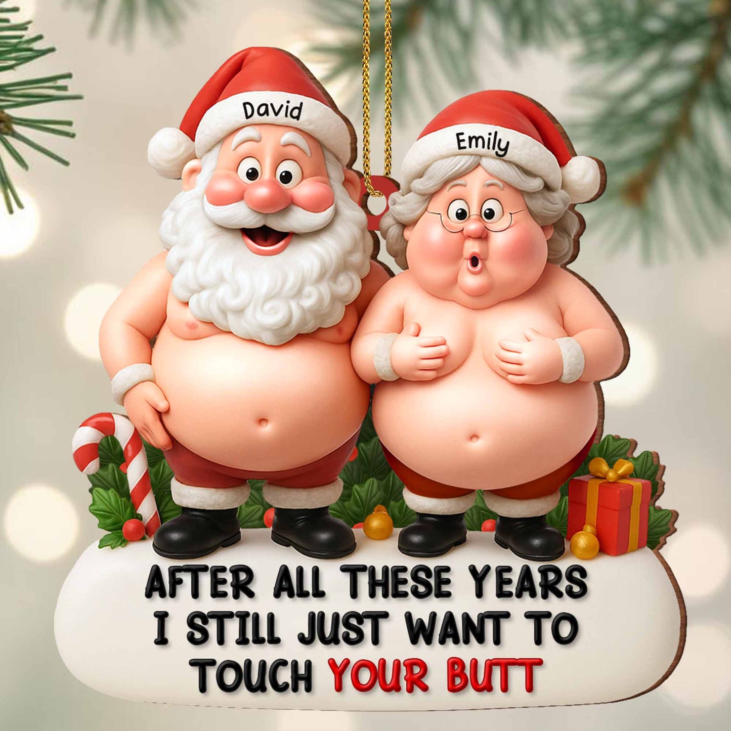 After All These Years, Santa And Mrs Claus Ornament