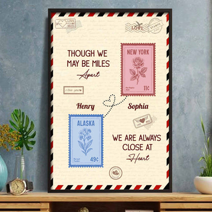 Though We May Be Miles Apart, Always Close At Heart