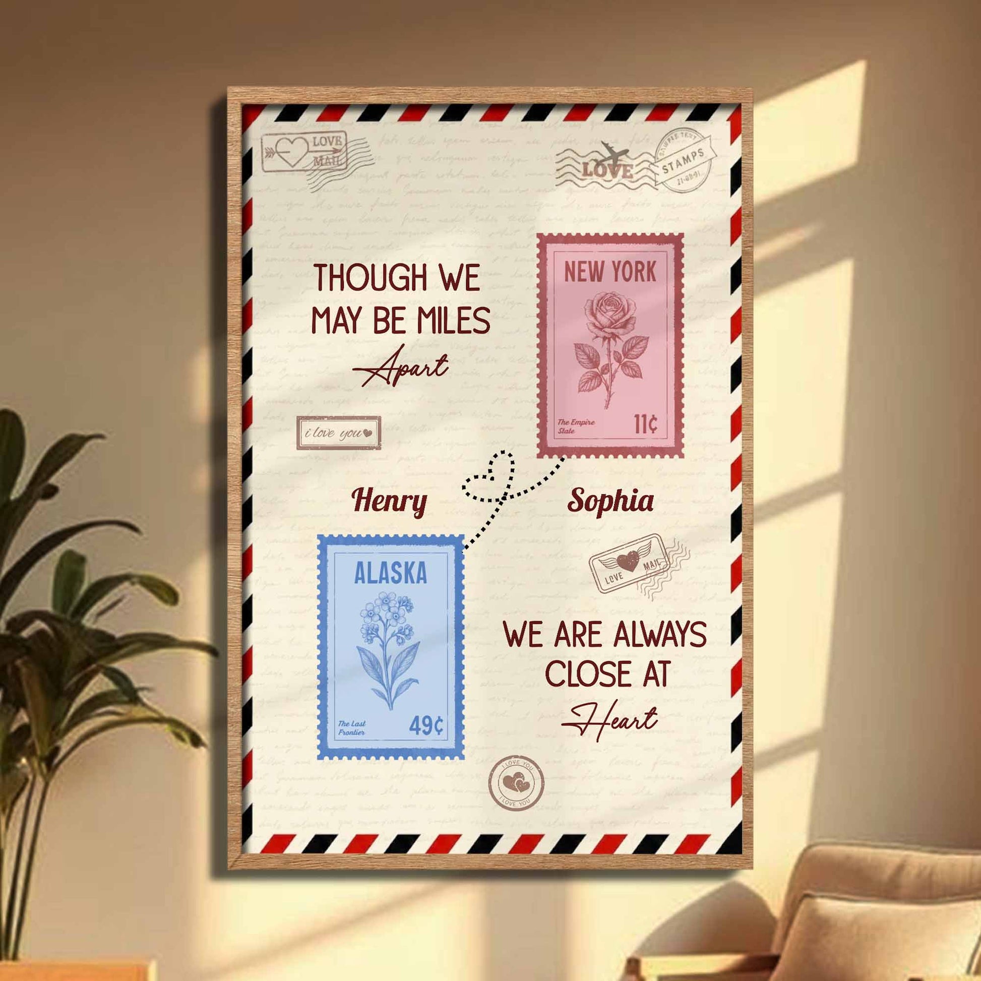 Though We May Be Miles Apart, Always Close At Heart