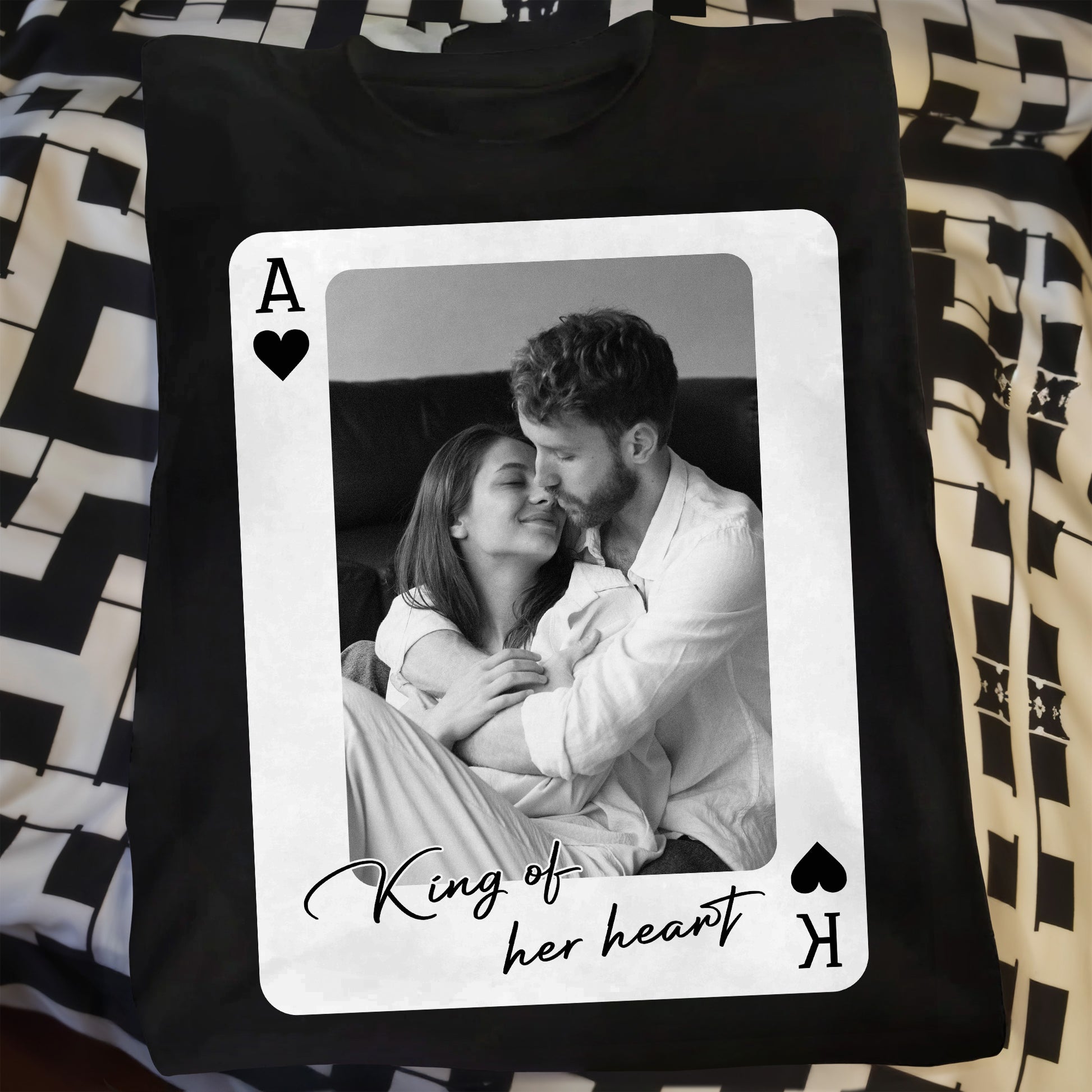 King Of Her Heart Playing Card Design