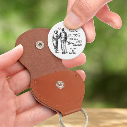 From Our First Kiss Till Our Last Breath, Couple And Rings