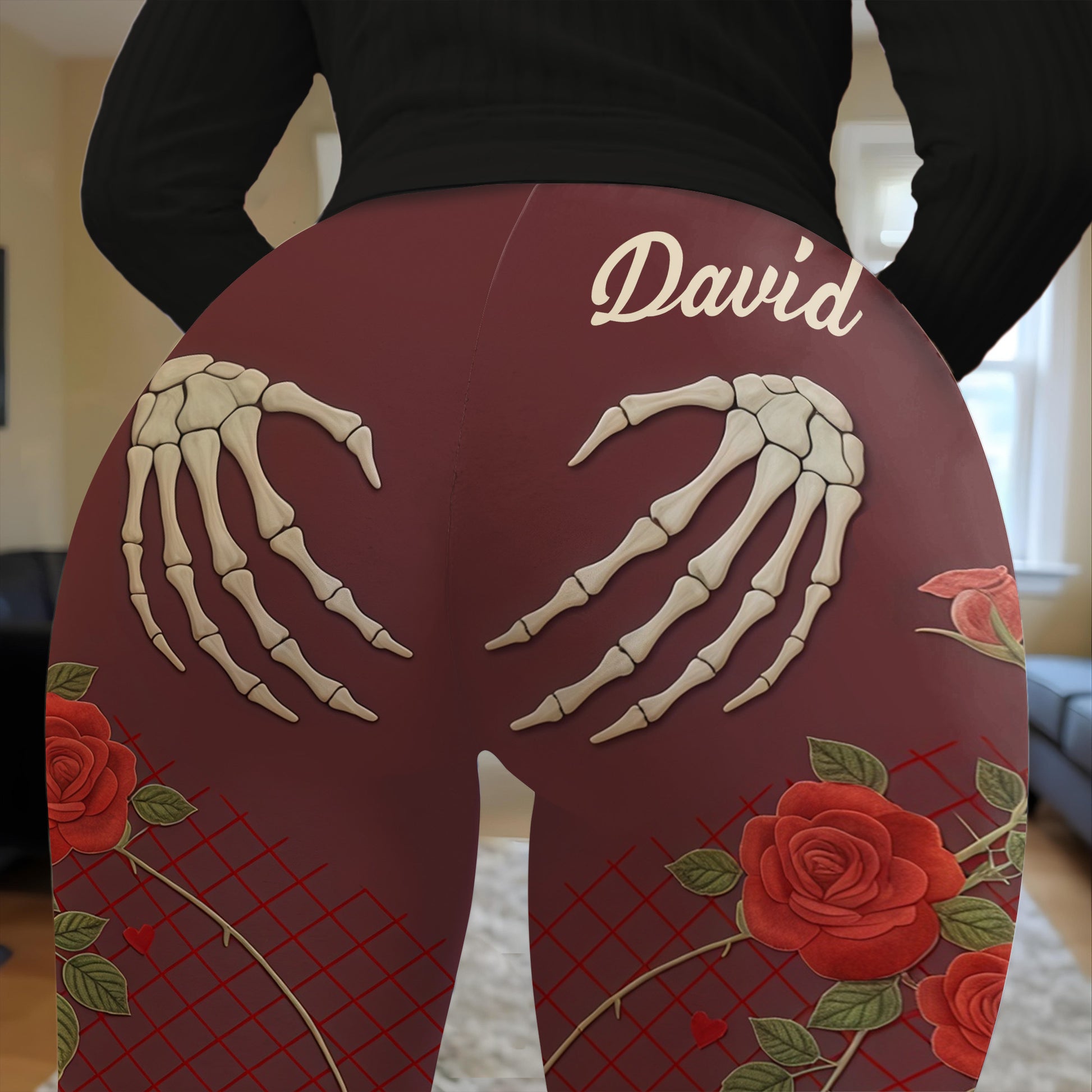 My Kiss Belongs To, Skeleton Hand And Roses