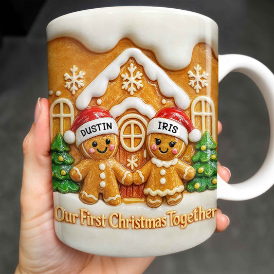 Our First Christmas Together Gingerbread Couple