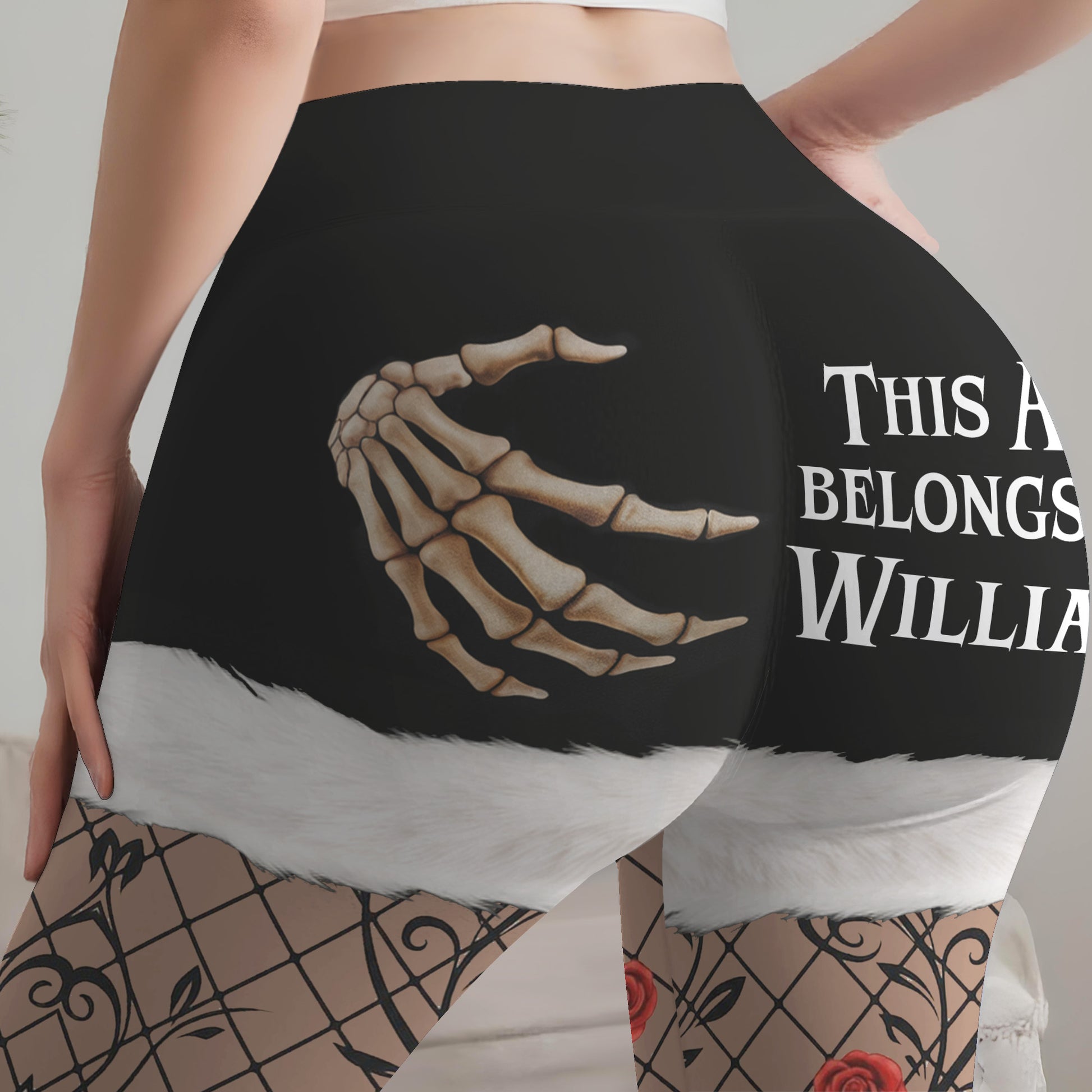 This Ass Belongs To My Love, Skeleton Hand Design