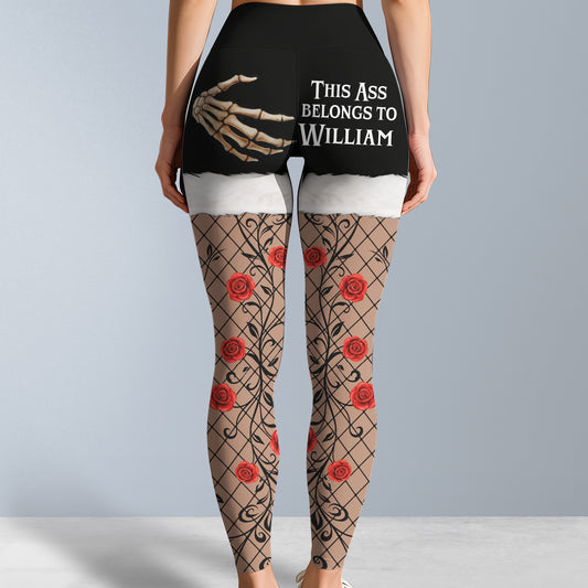 This Ass Belongs To My Love, Skeleton Hand Design