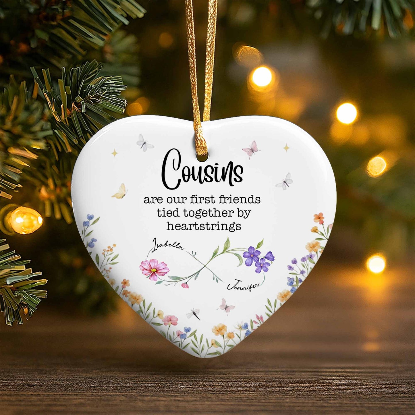 Cousins Are Our First Friends Tied Together By Heartstrings