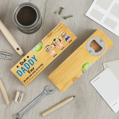 Best Daddy Ever No One Can Level Up To You, Spirit Level And Cartoon Children